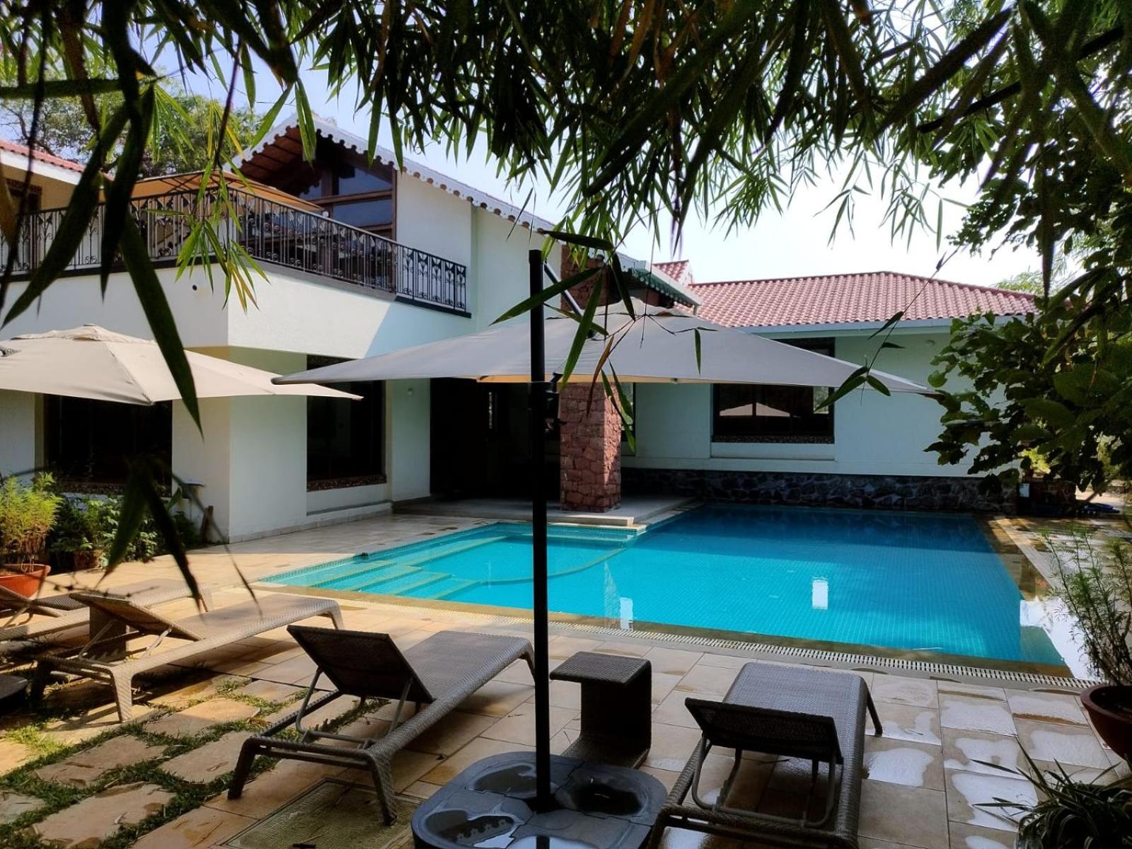 Willa Casa Blanca 3Bhk W/Pool Near Mandwa, Alibaug Alībāg Zewnętrze zdjęcie